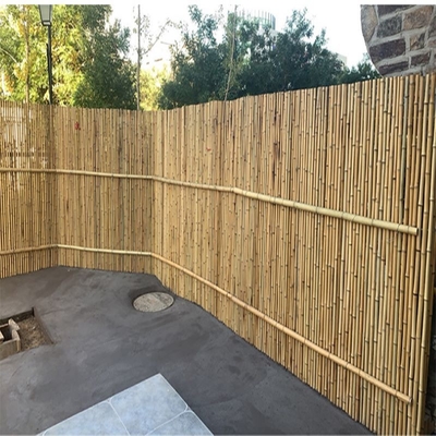 Home Rolled Bamboo Screen Fencing Backyard Garden Dekoracyjne panele bambusowe