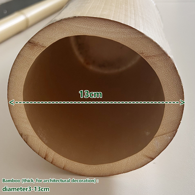 Średnica od 18 mm do 160 mm Moso Bambusowy słup budowlany Ogród Rolniczy Pole Bambusowa trzcina