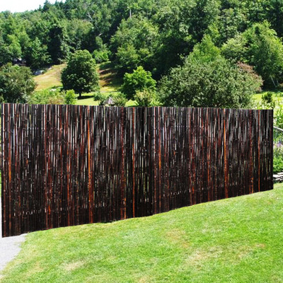 Ekologiczne naturalne bambusowe ogrodzenia Trellis Backyard Farm Decoration Budynki ogrodowe