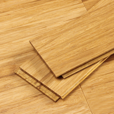 Natural Color Solid Bamboo Flooring Odporne na zarysowania Wodoodporne na zewnątrz