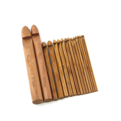 Splot przędzy Craft Bambusowe okrągłe druty do robienia na drutach Zwęglony uchwyt bambusowy Szydełko
