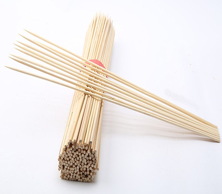 Bamboo skewers without splinters for Grilling, BBQ, appetizer, Fruit Kabobs, Chocolate Fountain (Bamboo skewers without splinters for grilling, BBQ, appetizer, Fruit Kabobs, Chocolate fountain)