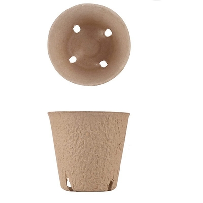 Ogród Nasiona Nursery Paper Cup Okrągłe rośliny kiełkujące zioło Starter Pulp Pot Siedzenie tac