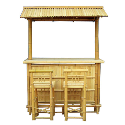 Bamboo Tiki Bar Set z bamboowym dachem do ogrodu i ogrodu